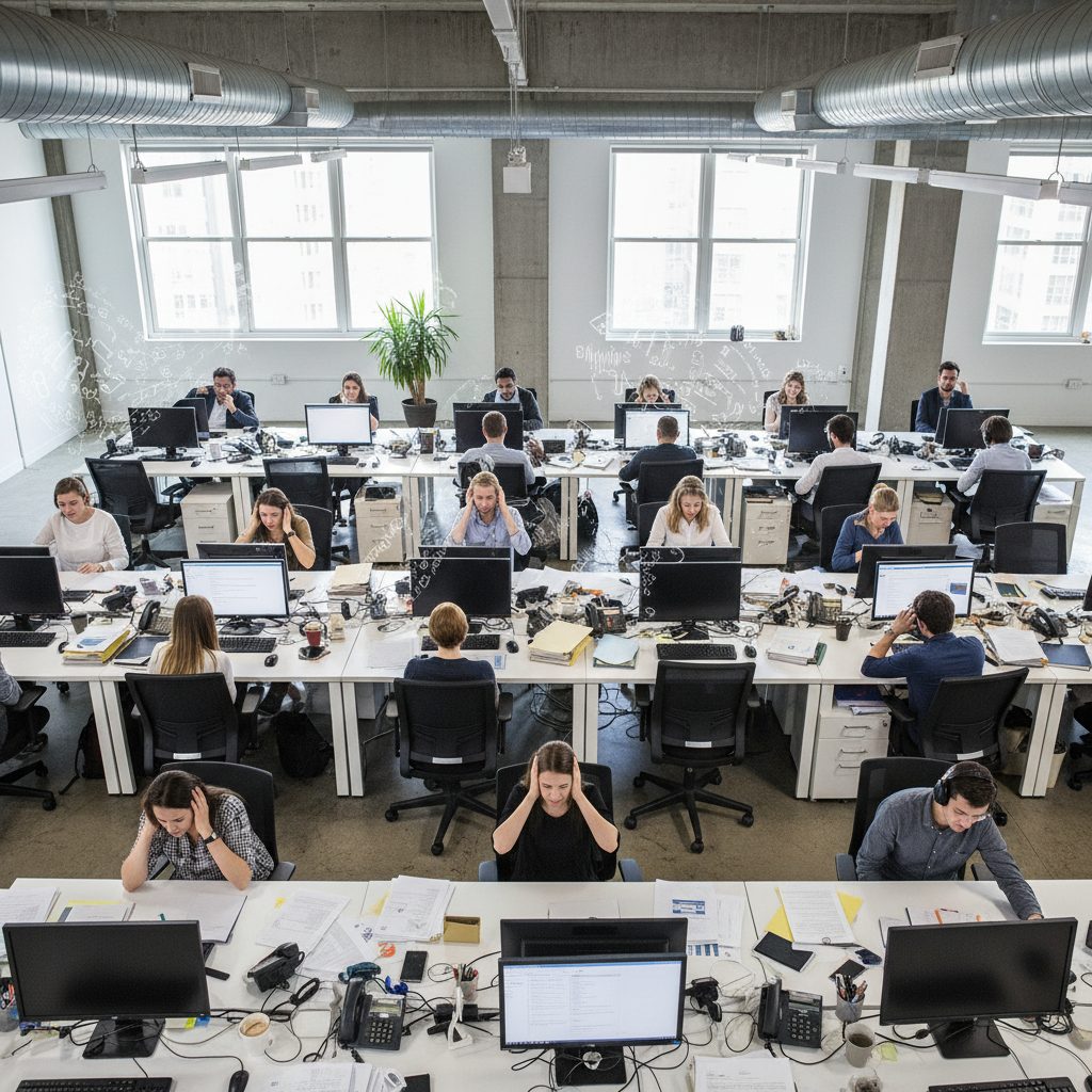 5 помилок при облаштуванні open-space, які знищують продуктивність